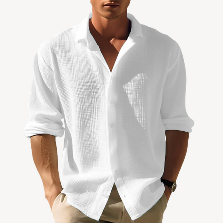 Lightweight Linen Blend Shirt Men | Loravelle