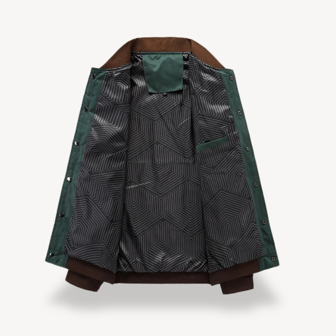 Bomber Jacket Polyester Men | Loravelle