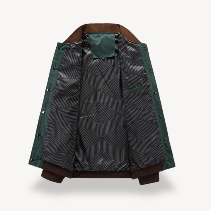 Bomber Jacket Polyester Men | Loravelle