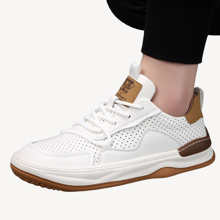 Orthopedic Men's Leather Sneakers | Loravelle