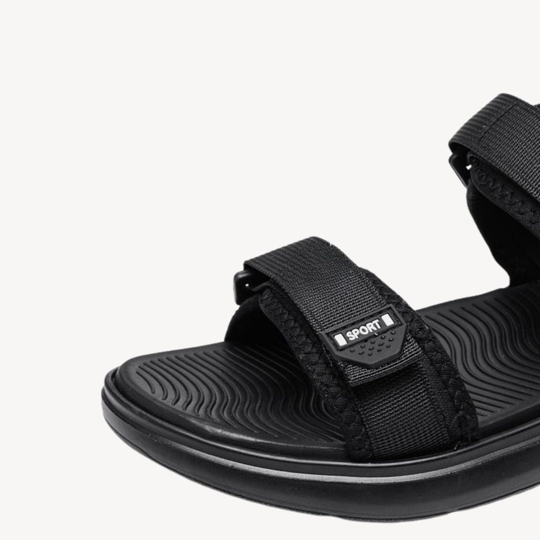 Fabric Adjustable Orthopedic Strap Sandals Men | Loravelle
