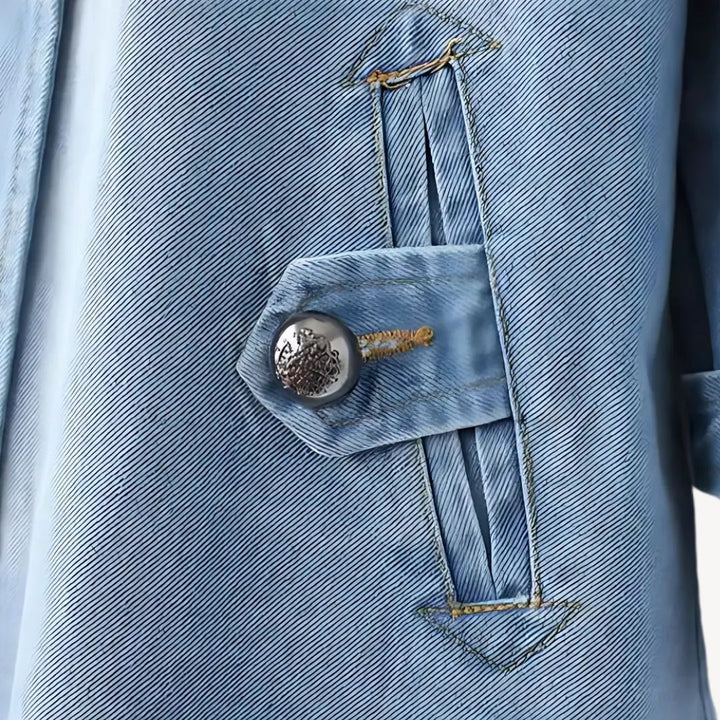 Denim Trench Coat Women | Loravelle
