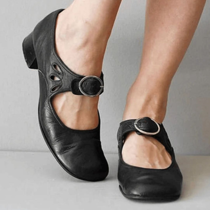 Women's Orthopedic Mary Jane Leather Shoes | Loravelle