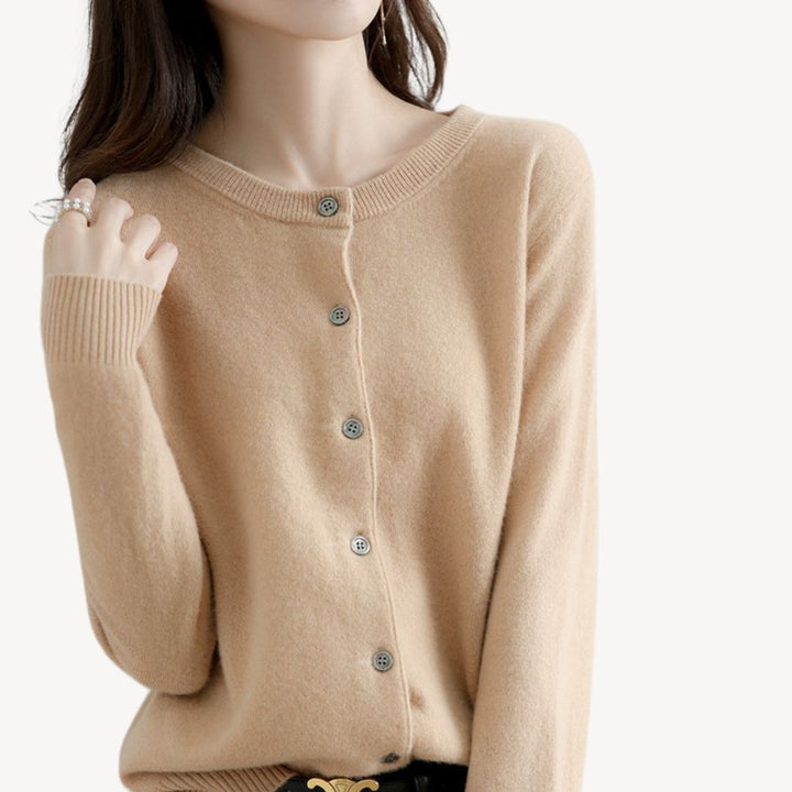 Women's Knit Button Front Cardigan | Loravelle