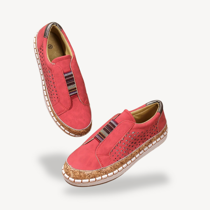 Orthopedic Textile Slip-On Sneakers Women | Loravelle