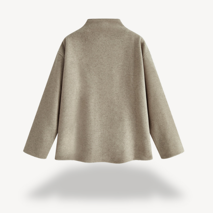 Women’s Double-Breasted Wool Coat | Loravelle