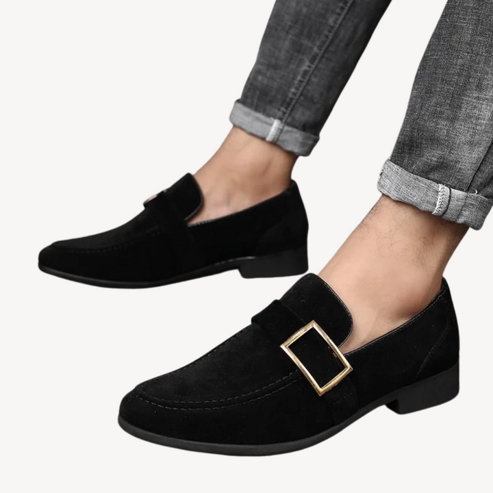 Men’s Orthopedic Loafers with Buckle | Loravelle