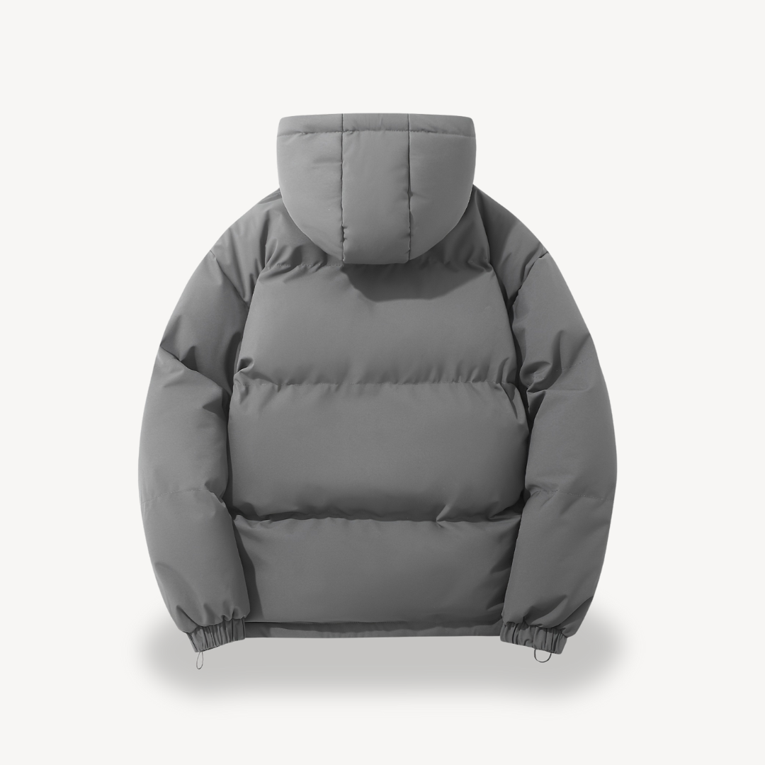 Men's Insulated Puffer Jacket with Hood | Loravelle