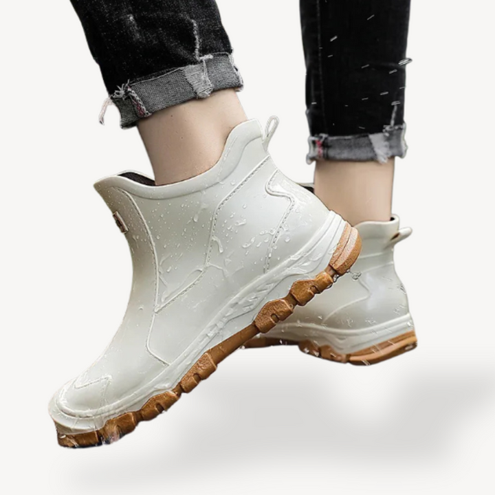 Women’s Ankle Orthopedic Rain Boots – Rubber | Loravelle