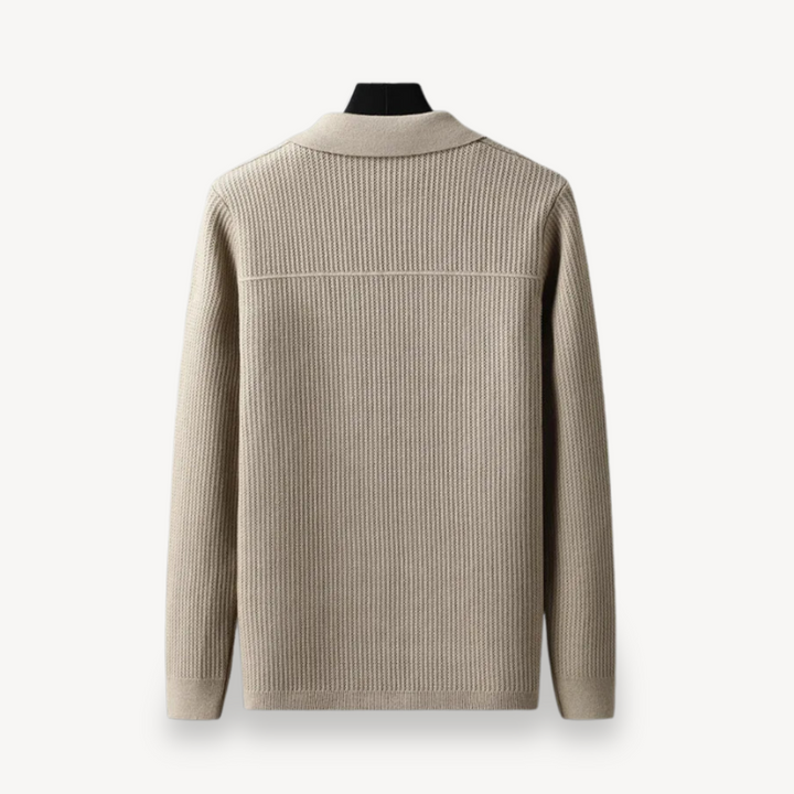 Ribbed Knit Cardigan for Men | Loravelle