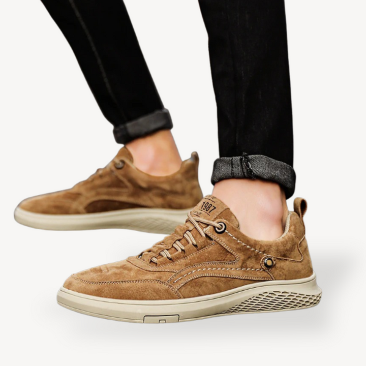 Orthopedic Suede Casual Shoes Men | Loravelle
