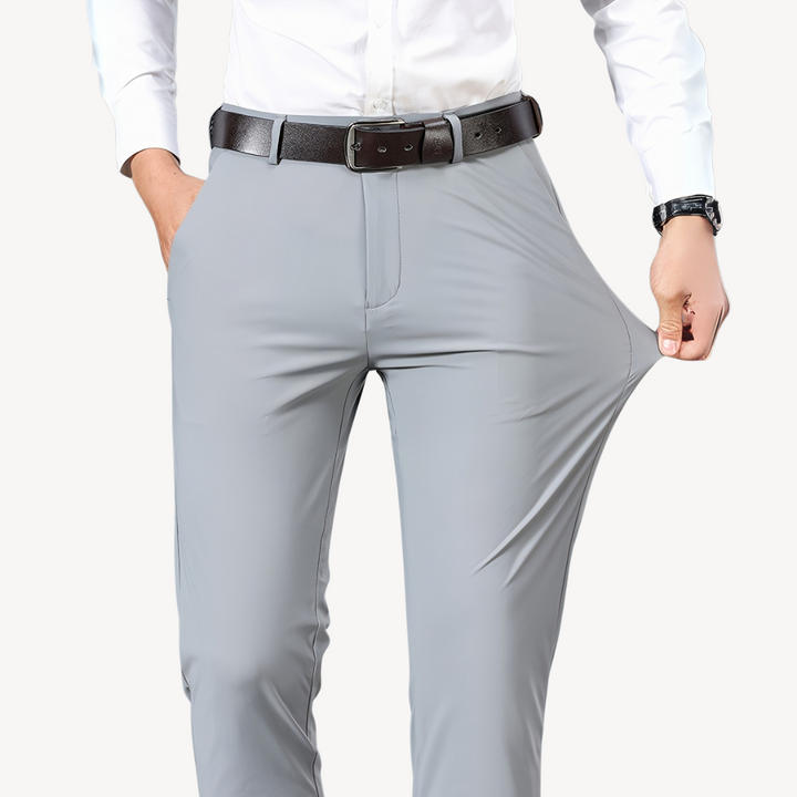 Men's Stretch Tapered Fit Dress Pants | Loravelle