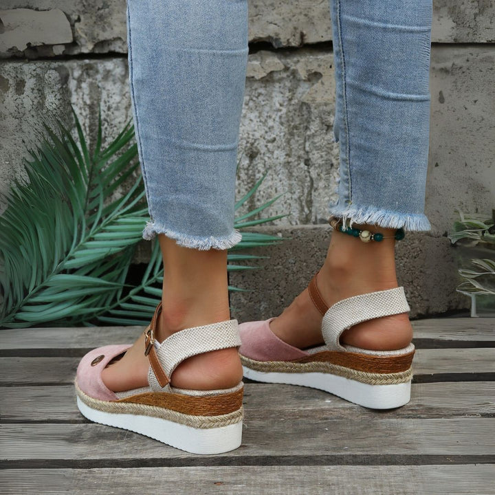 Suede Espadrille Orthopedic Sandals Women | Loravelle