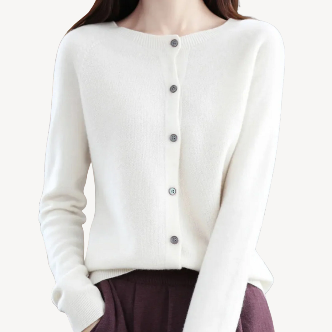 Women's Cashmere Blend Cardigan | Loravelle