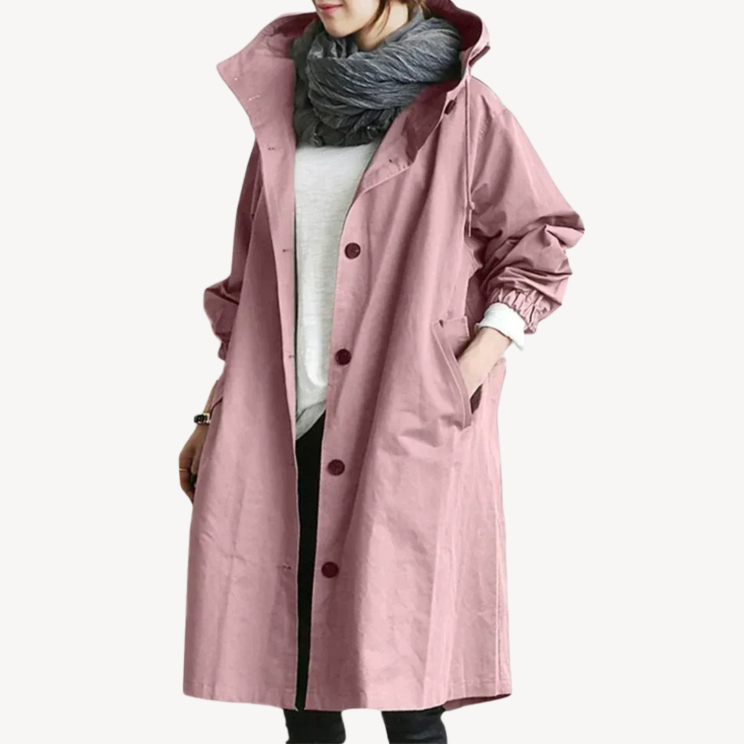 Women's Cotton Trench Coat | Loravelle