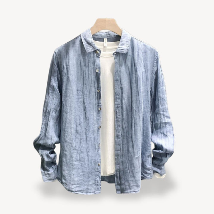 Relaxed Fit Linen Shirt Men | Loravelle