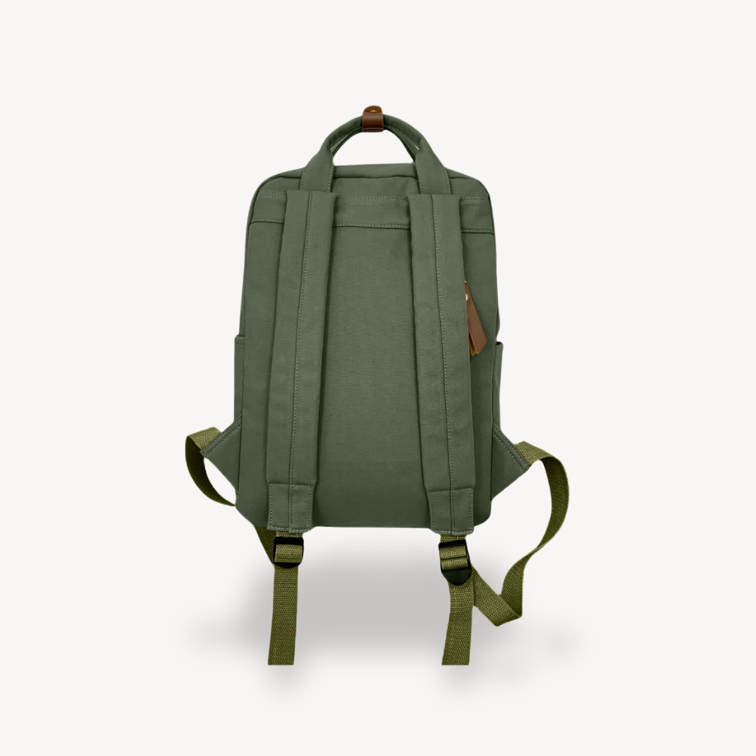 Unisex Canvas School Backpack | Loravelle