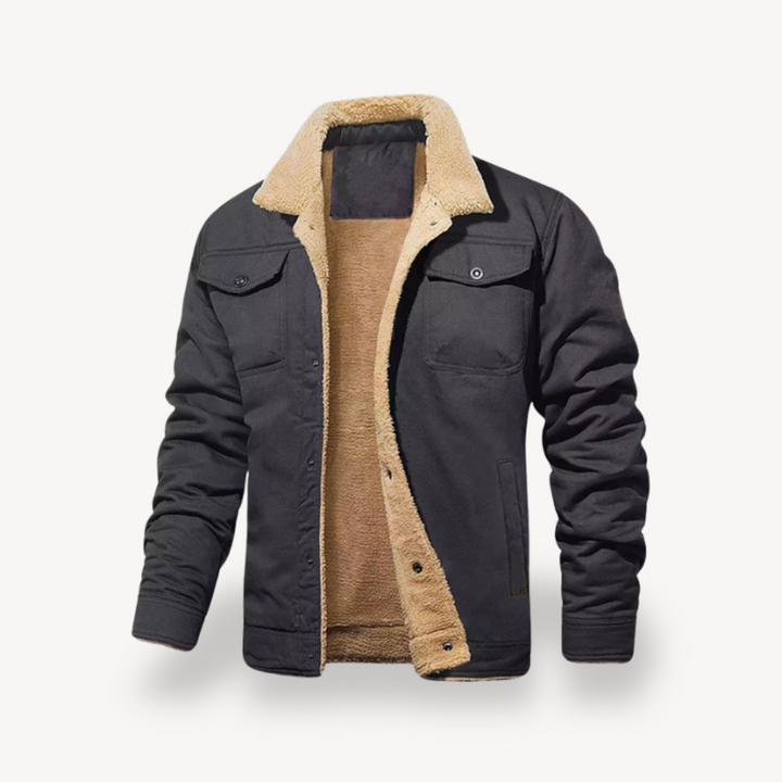 Men’s Sherpa Lined Winter Jacket | Loravelle