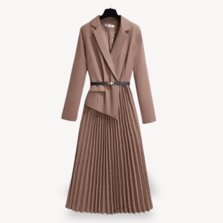 Women's Pleated Blazer Dress | Loravelle