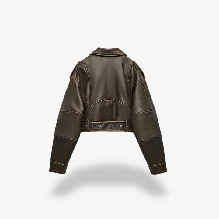 Leather Biker Jacket for Women | Loravelle