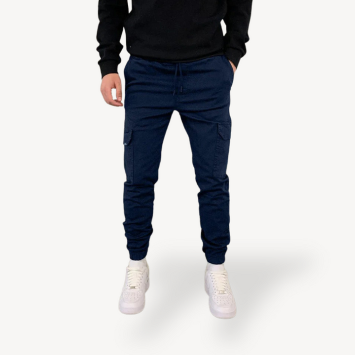 Men’s Cargo Jogger Pants Polyester Streetwear | Loravelle