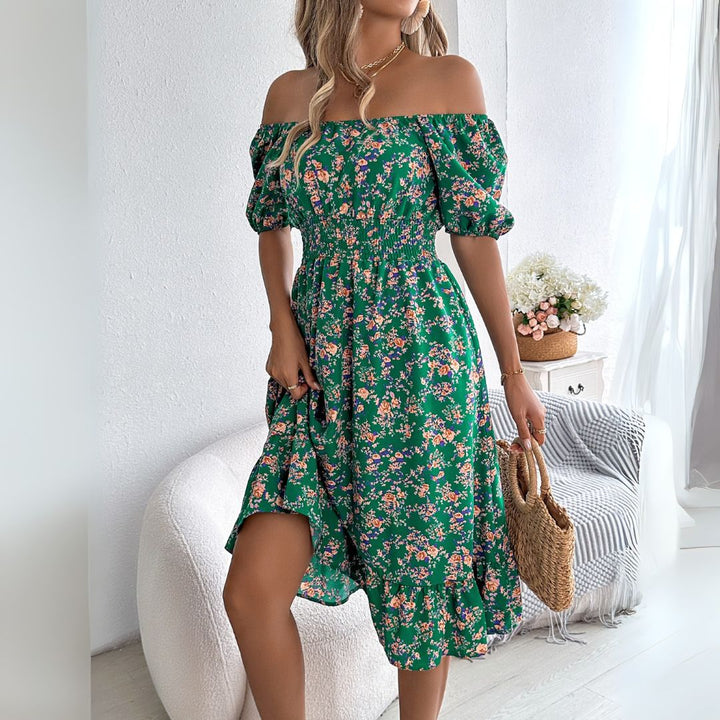 Floral Print Mini Dress Women | Loravelle