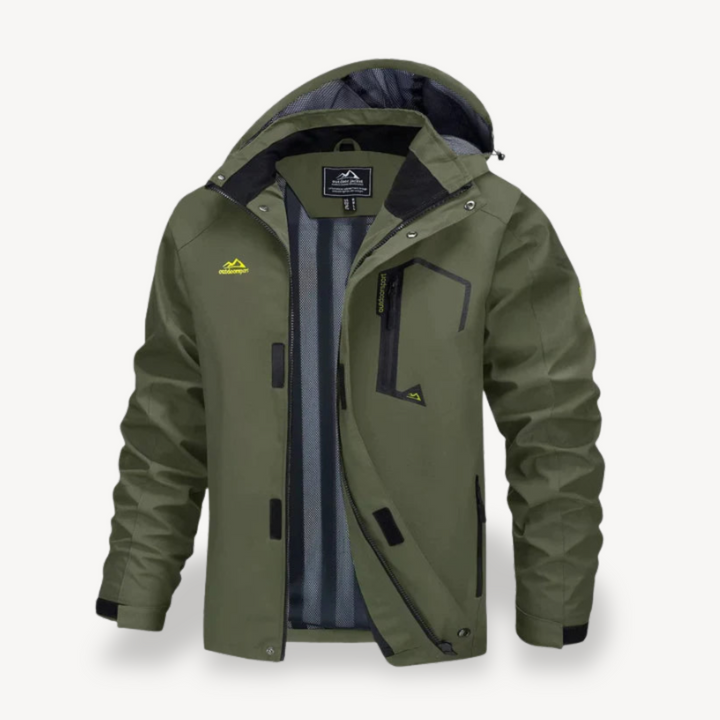 Men's Camo Waterproof Winter Jacket with Hood | Loravelle