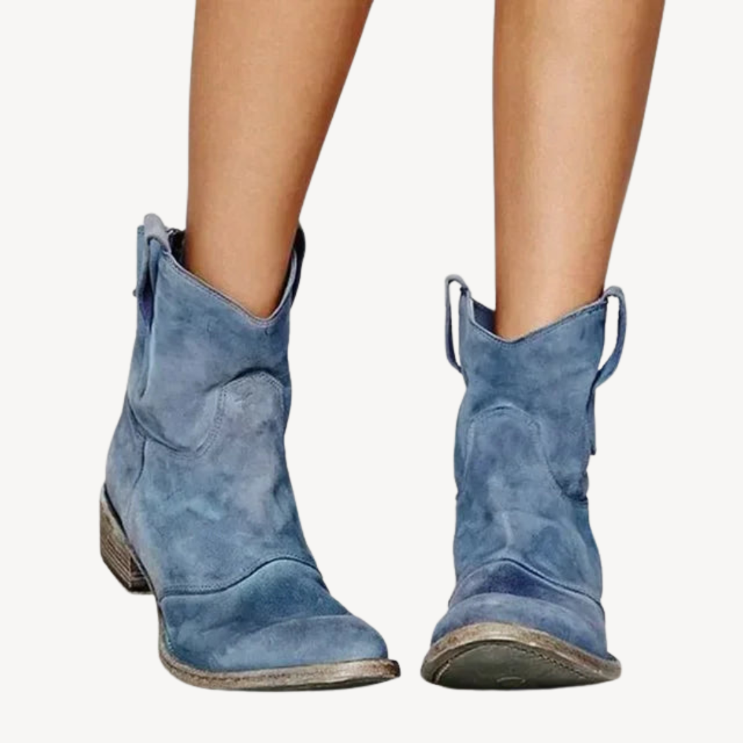 Women’s Orthopedic Suede Ankle Boots | Loravelle