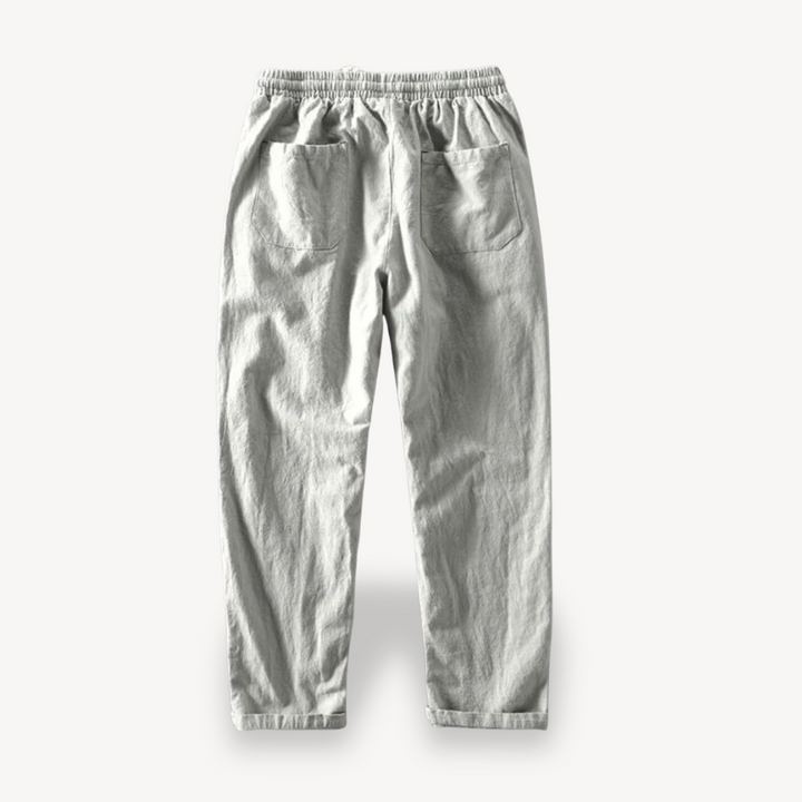 Men's Drawstring Linen Pants | Loravelle