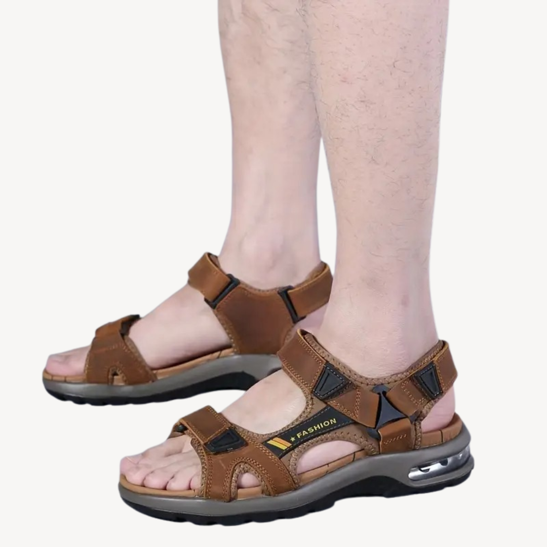 Orthopedic Velcro Sandals for Men | Loravelle