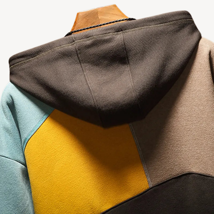 Color-Blocked Hoodie | Loravelle