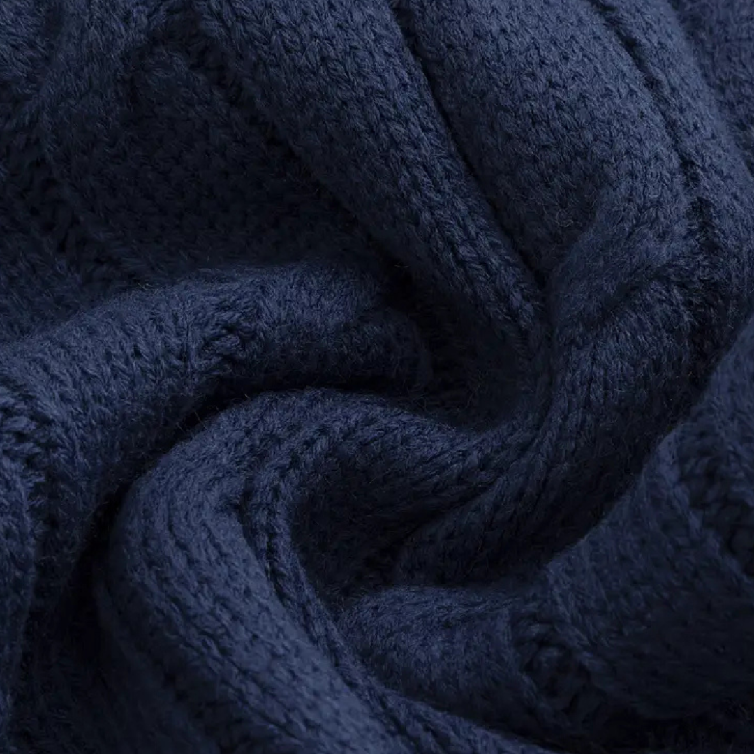 Men's Shawl Collar Cable Knit Cardigan Sweater | Loravelle