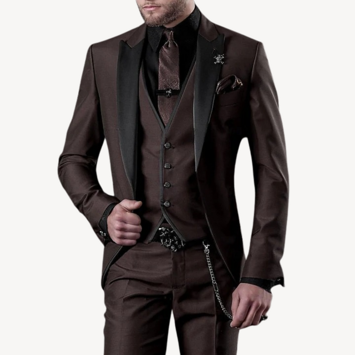 Men’s 3-Piece Silk Suit | Loravelle