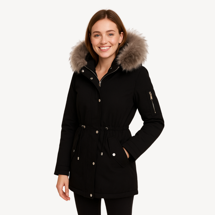 Women's Fur Lined Winter Parka | Loravelle