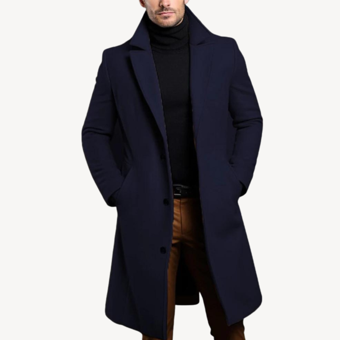 Wool Overcoat for Men | Loravelle