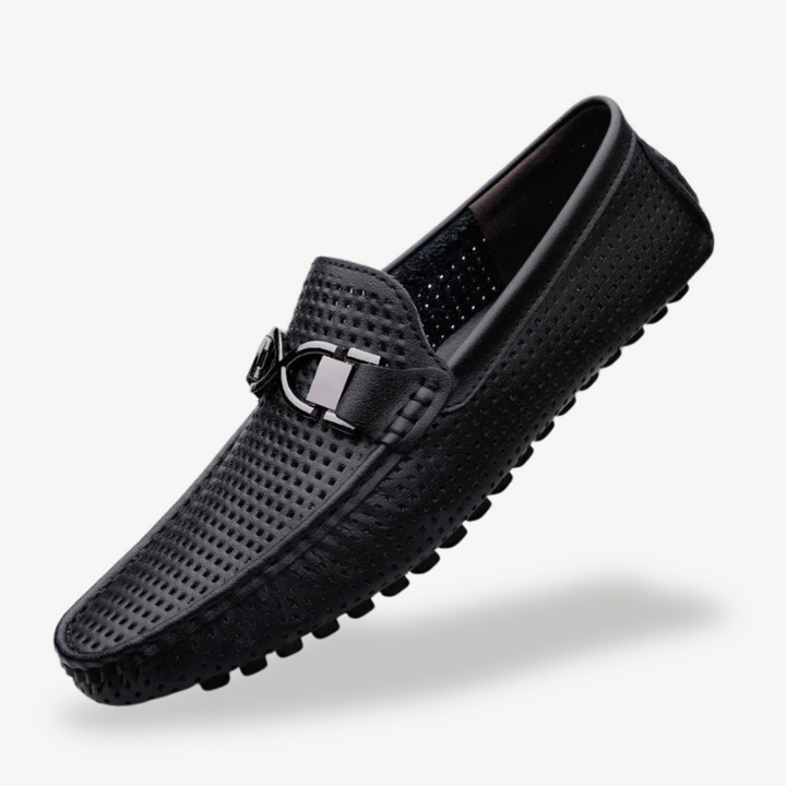Men's Orthopedic Leather Driving Loafers | Loravelle