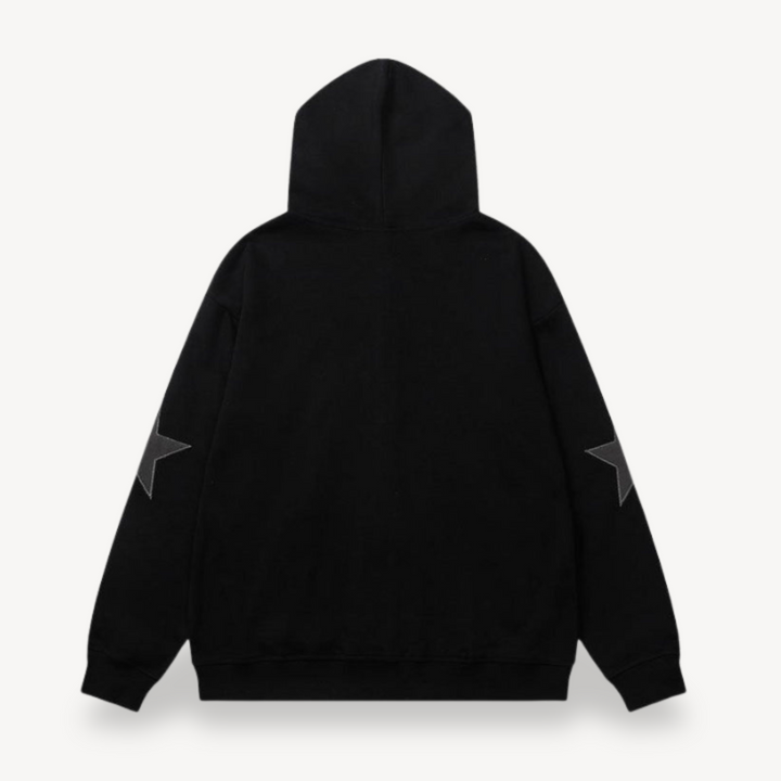Men's Star Zip-Up Hoodie | Loravelle