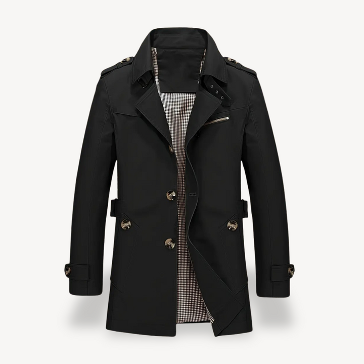 Men's Cotton Blend Trench Coat | Loravelle