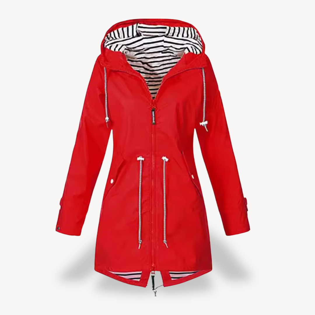 Women’s Waterproof Hooded Rain Jacket | Loravelle