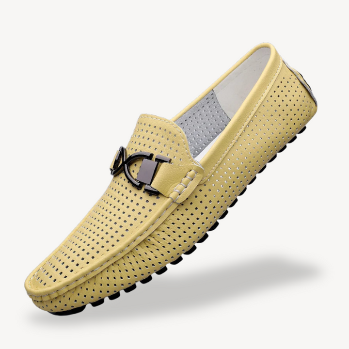 Men's Orthopedic Leather Driving Loafers | Loravelle
