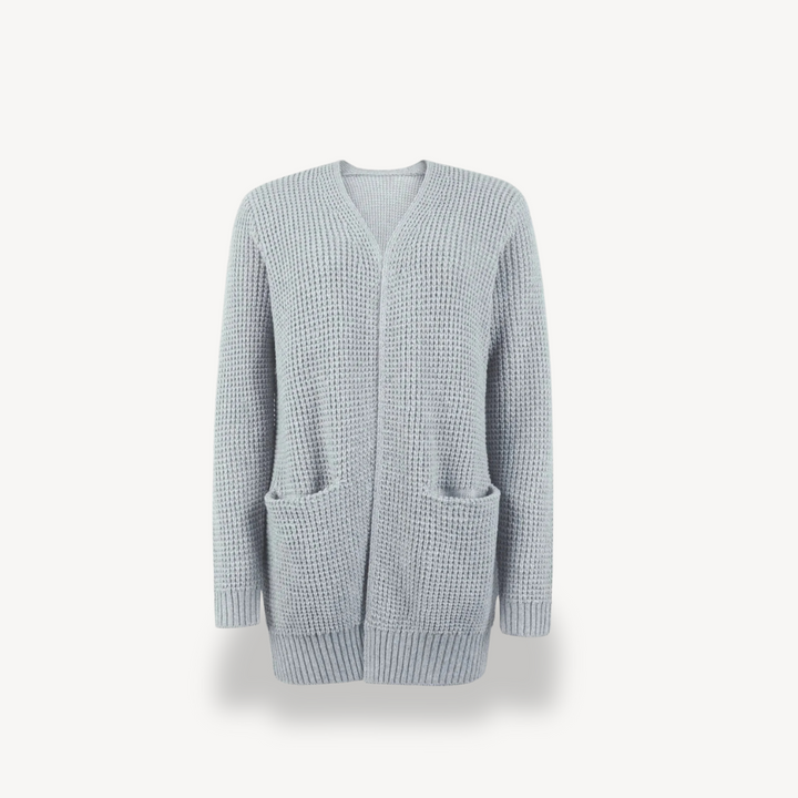 Ribbed Knit Cardigan with Pockets Women | Loravelle