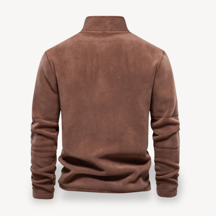 Men's Zip-Up Fleece Sweatshirt | Loravelle