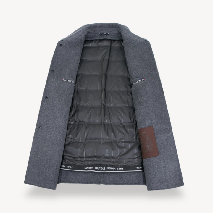 Men's Wool Blend Coat | Loravelle