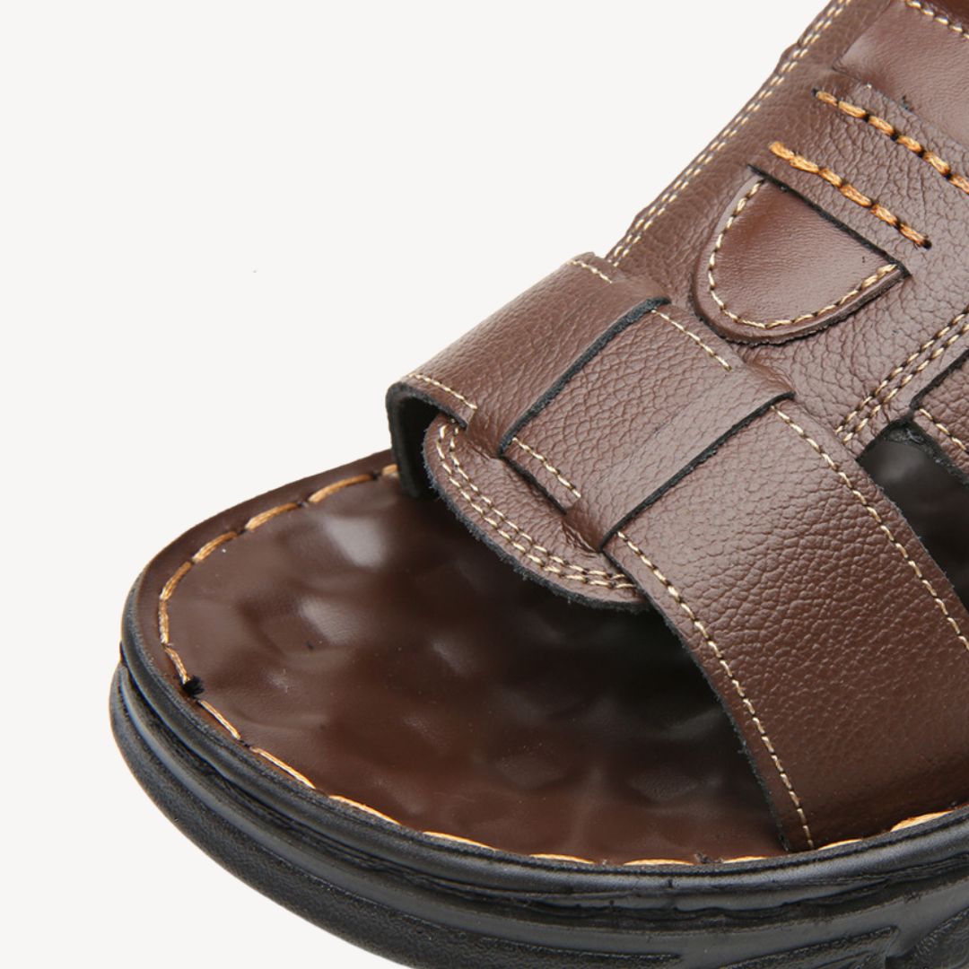 Men's Leather Orthopedic Sandals | Loravelle