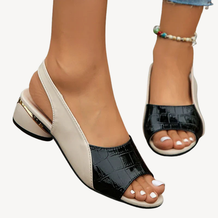 Women's Orthopedic Block Heel Sandals | Loravelle
