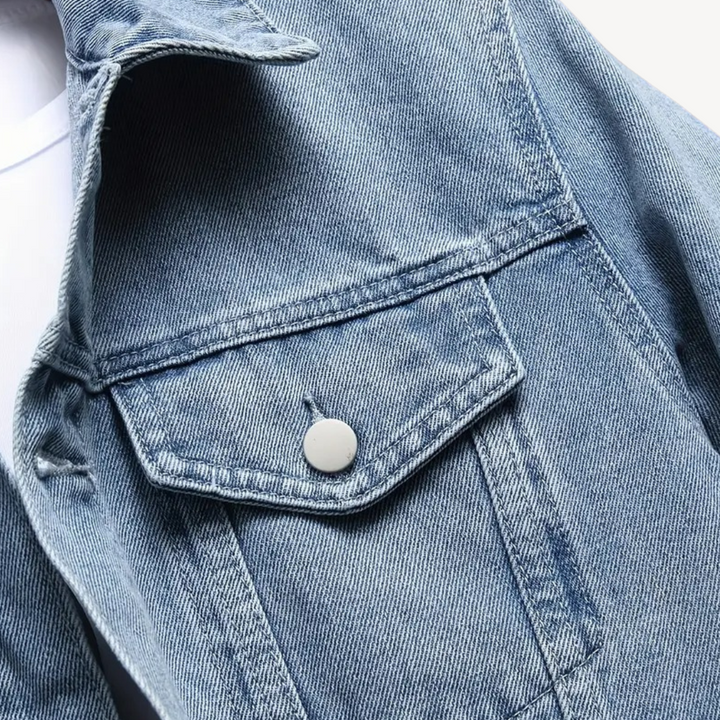 Light Blue Denim Jacket for Men | Loravelle