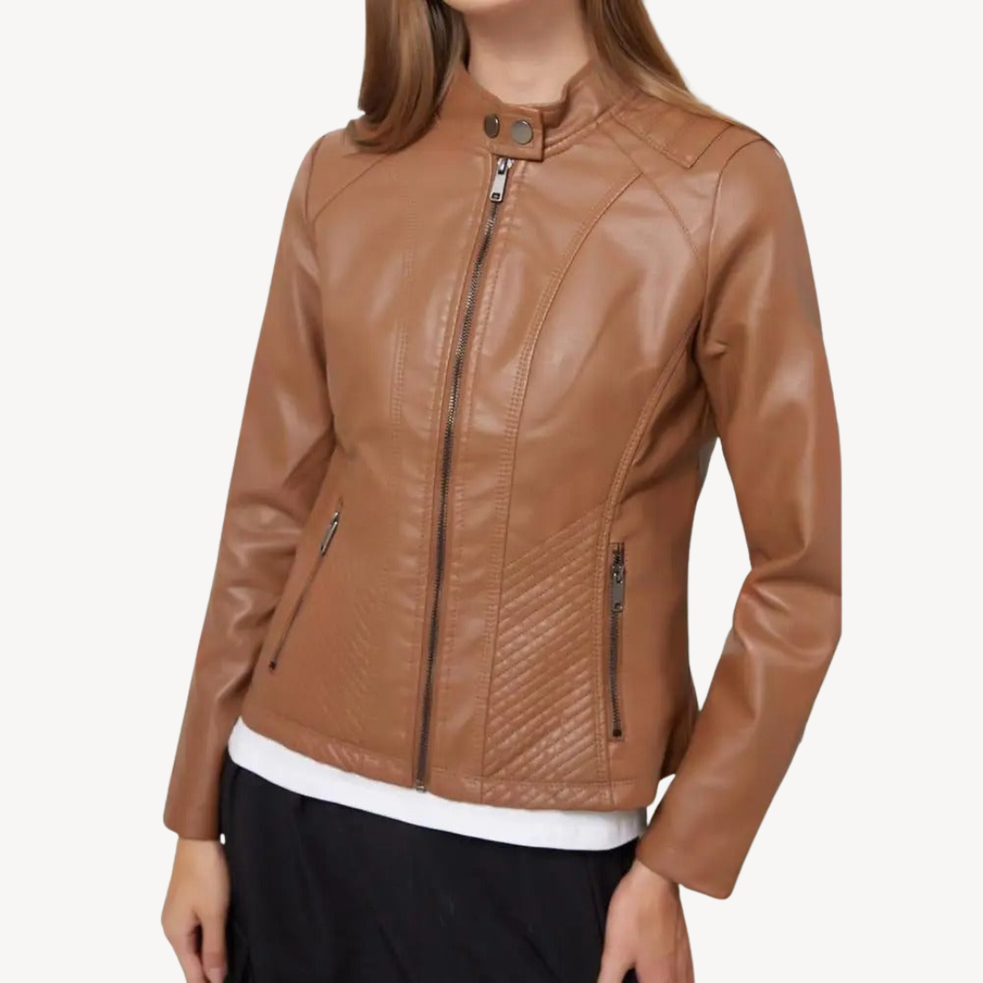 Faux Leather Jacket for Women | Loravelle