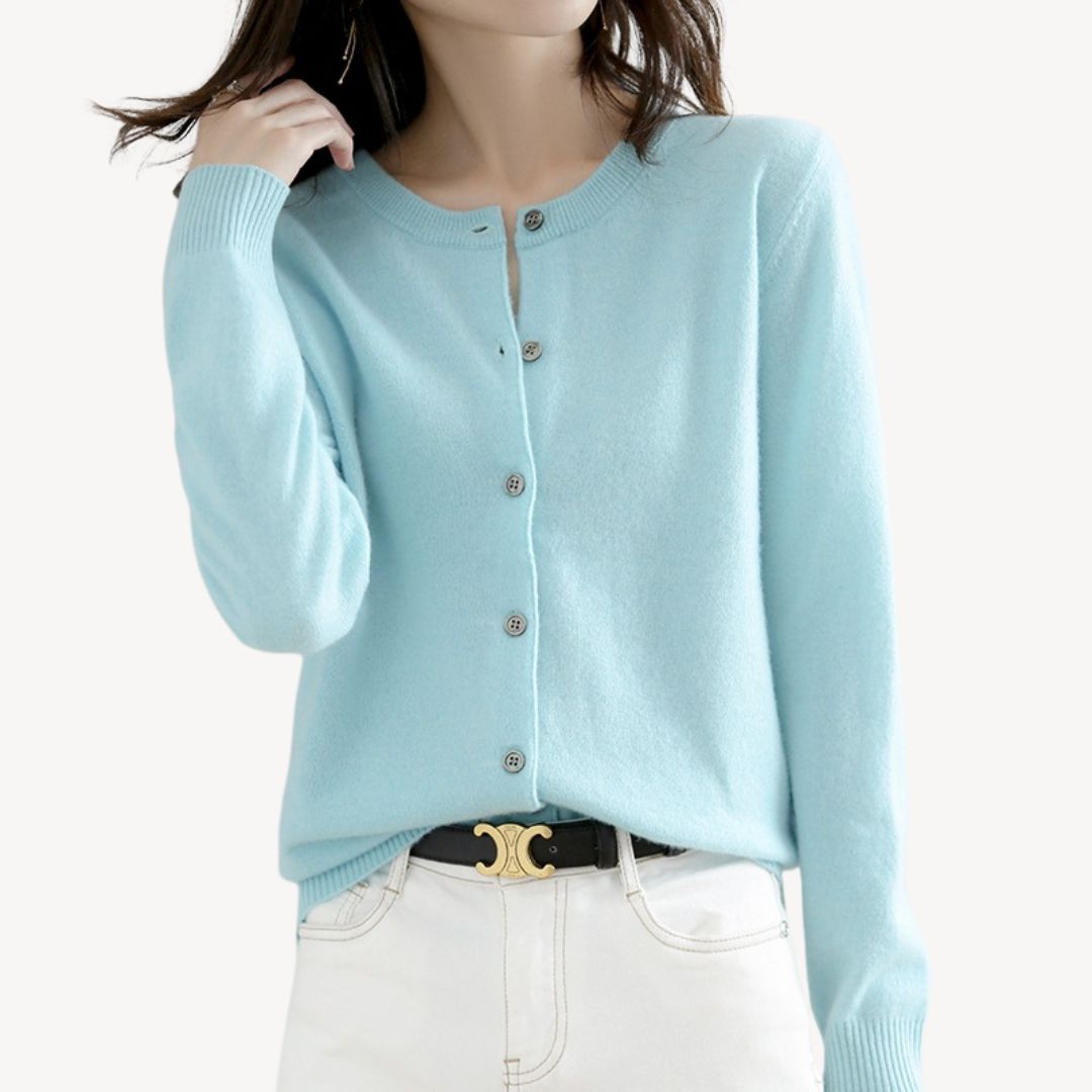 Women's Knit Button Front Cardigan | Loravelle