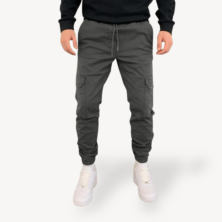Men’s Cargo Jogger Pants Polyester Streetwear | Loravelle