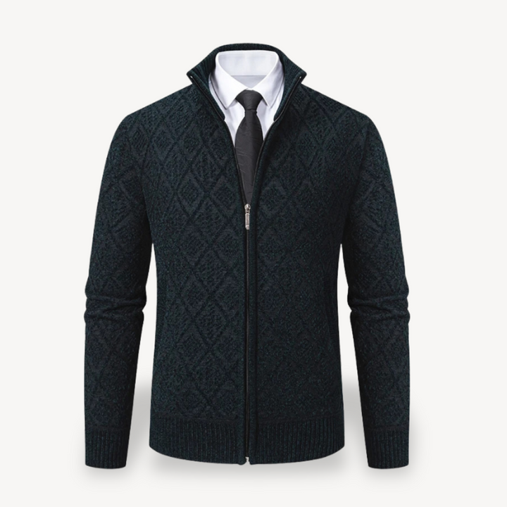 Full-Zip Cardigan Sweater Men | Loravelle